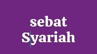 Ulasan Sebat Syariah Bersama Akhmal; Van Pi; Tan Sri Kari; Matyob; Kedip;; Saya Anak Malaysia