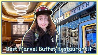 PYM KITCHEN vs. DOWNTOWN | Best Disneyland Paris MARVEL Buffet Restaurant 2022