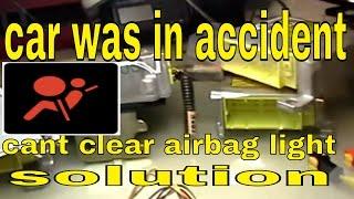 How to Reset Airbag Light on Toyota if it don't want to reset.
