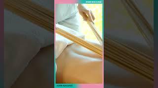 ASMR Massage with Bamboo Brooms by Adel
