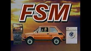 Reklama FSM Polski Fiat 126p Maluch 1991 Polska