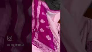 Pure Banarasi Chiffon Sarees, shop online at www.aurabenaras.com