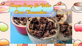 Super Easy No Bake Oreo Cheesecakes | WinterpegAngel