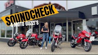 SOUNDCHECK OF 4 DIFFERENT MOTO GUZZI'S // TLM NIJMEGEN