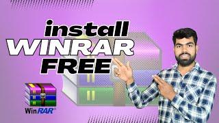 how to download and install winrar for windows 10 | how to download and use winrar