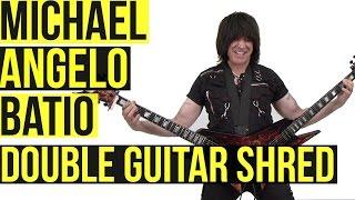 Michael Angelo Batio: Double Guitar Shred Medley