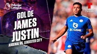 Justin hace el descuento - Arsenal vs. Leicester City | Premier League | Telemundo Deportes