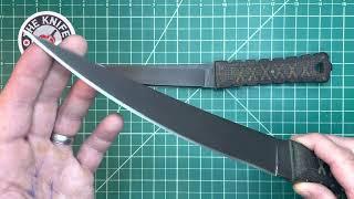 Hira Zukuri -- Designed by James Williams, Made by Winkler Knives -- Fixed Blade Knife Close Up