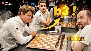 When Magnus Carlsen Plays 1.b3 Against You | Magnus vs Konstantin | World Team Blitz 2024