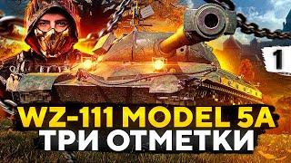 КИТАЙСКИЙ КРАСАВЧИК — Три отметки на WZ-111 model 5A. Серия 1 (87,23% старт)