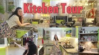 ️FULL INDIAN KITCHEN TOUR 2024, KITCHEN DECOR/ Indian Mom's World Neelam Kitchen/ Kaha Kya Hai Sab