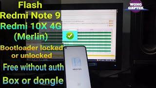 Flash Redmi Note 9 (merlin) via sp flashtool || Flash Redmi 10X 4G