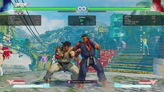 SFV 3rd Beta: Xian's Throw Tech + VSkill OS