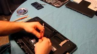 HP dv7 - Disassembly Part 1 ( Ноутбук HP DV7 разборка ч.1 )