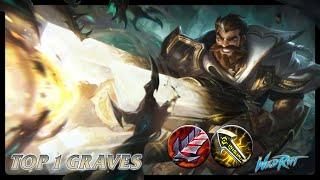 Wild Rift GRAVES - TOP 1 Sentinel Graves S13 Ranked Gameplay + Build