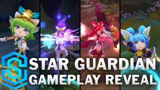 Star Guardian Jinx, Poppy, Lulu, Janna | Gameplay Reveal