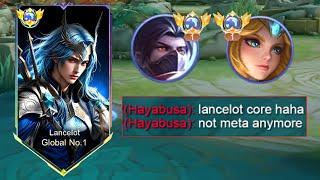 27 KILLS!! GLOBAL LANCELOT NEW CHEAT BUILD THAT CAN RANK UP FAST!! - Mobile Legends