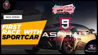 FIRST RACE WITH SPORT CAR  ||ASPHALT 9 LEGENDS || TREND GAMERZ