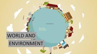 Prezi presentation templates world and environment