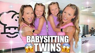 WE BABYSAT IDENTICAL TWIN SISTERS FOR 24 HOURS 