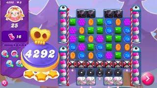 Candy Crush Saga Level 4292 (NO BOOSTERS) || Hard Level || 3 Stars 