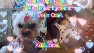 Мисс Мари Омск Боня, Няша, Бусинка, Лили и Скай. Караоке.