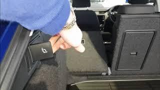 How to fold the Back Seats from the boot in your SKODA Octavia