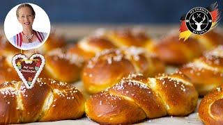 OKTOBERFEST: How to make Soft Pretzel Braids / Rolls & How to use the LYE Method  MyGerman.Recipes