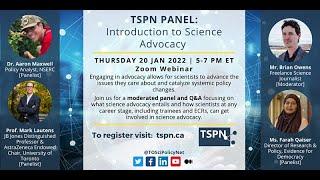TSPN Science Advocacy Panel