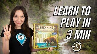 How To Play Trekking The National Parks (Quick Board Game Rules)