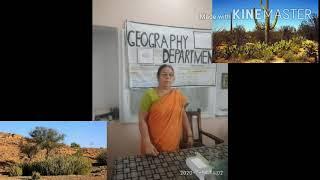 B.A. - 1 Geography of Rajasthan - Natural Vegitation by Dr. Neelam Joshi