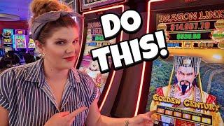 How to WIN BIG and Hit a Jackpot on Dragon Link Slot Machines in Las Vegas! 