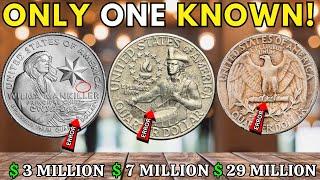 Top 7 Most Expensive Quarter Dollar Coins Worth Big Money!