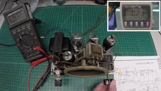 Peter Pan Radio - Day 12 P2 (Tube Socket Cleaning + Powering it Up using the Variac)