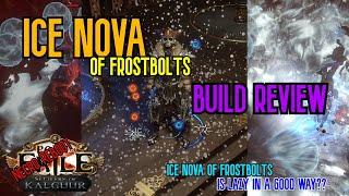 POE Ice Nova of Frostbolts Build Review #poe #settlersofkalguur #necropolis #icenova #buildguide