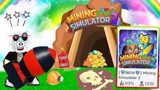 МАЙНЕР С ЯДЕРНОЙ БОМБОЙ! 1,000,000 ЗОЛОТА ЗА 1 КЛИК! ROBLOX Mining Simulator 2