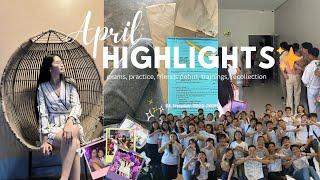 april highlights| shs diaries  | philippines