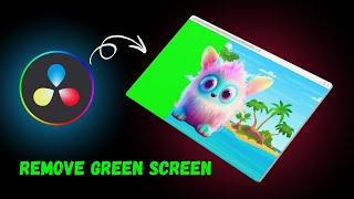 How to remove the green screen in DaVinci Resolve 19 | Easy Chroma Key Tutorial