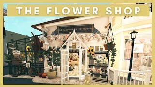 THE FLOWER SHOP - BLOXBURG SPRING SPEED BUILD /TOUR PART ONE EXTERIOR [ROBLOX