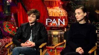 Pan: Rooney Mara & Levi Miller Official Movie Interview | ScreenSlam