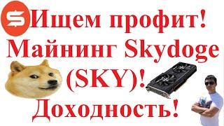 Ищем профит! Майнинг Skydoge (SKY)! Доходность!