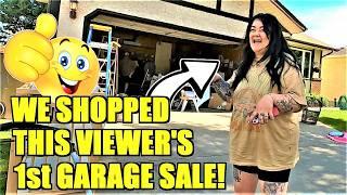 Ep622:  Shopping at a Viewer's 1st Garage Sale!!    + AMAZING Beauty Product Haul!!! 