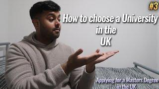 How To Choose A University | Applying For A Masters Degree UK