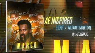 ＭＡＲＣＯ  ( Edit audio ) || Ae Insipred Alight Motion || Preset + Xml • @am.prmyvfx