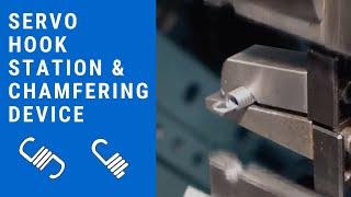 Servo Hook Station & Chamfering Device - Spring Forming Machine