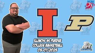 Illinois vs Purdue 3/7/25 Free College Basketball Picks and Predictions | NCAAB Pick