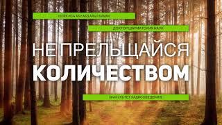 Шейх Иса: Не прельщайся количеством