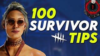 100 SIMPLE & EASY Survivor Tips DBD - Dead by Daylight Beginner's Guide
