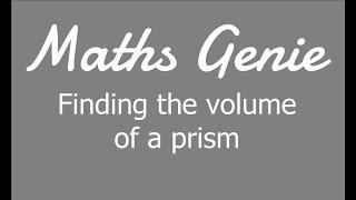 How to Find the Volume of a Prism