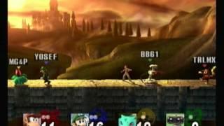 Super Smash Bros. Brawl - TrailMixBlazer vs. Yosef271 vs. MrGameandPichu vs. BongoBuddy61